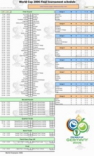 World Cup 2006 Tournament Calendar screenshot